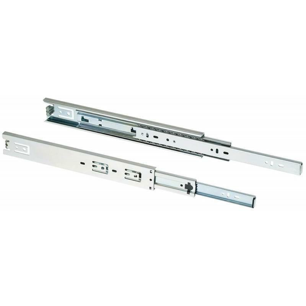24" Heavy Duty 100 lb Full Extension Ball Bearing Drawer Slide Pair